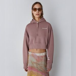 The Arrivals Cropped Hoodie in Mars